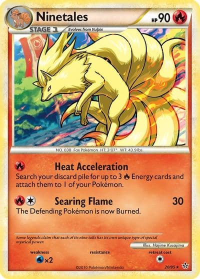 Ninetales Unleashed Pokemon card