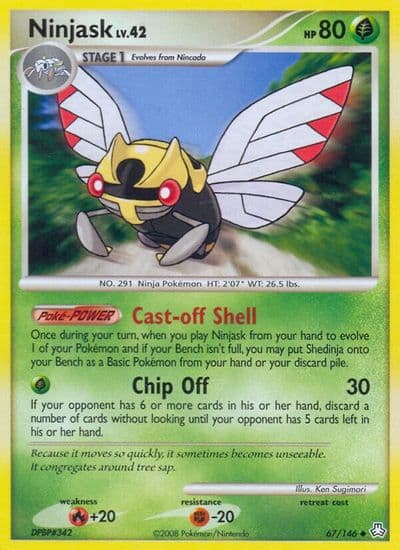 Ninjask Legends Awakened Pokemon card