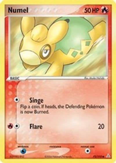 Numel Holon Phantoms Pokemon card