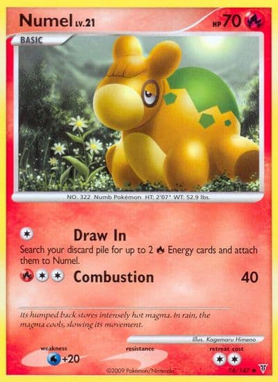 Numel Supreme Victors Pokemon card