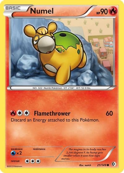 Numel Boundaries Crossed Pokemon card