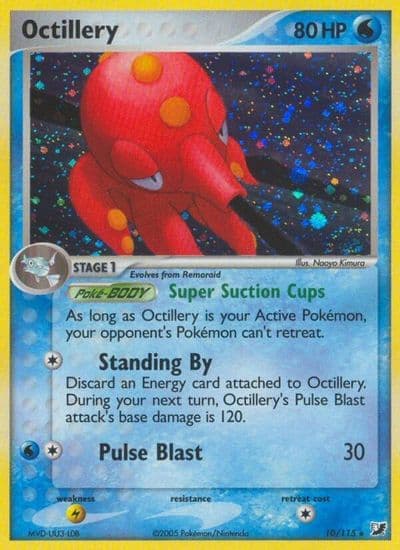 Octillery Unseen Forces Pokemon card