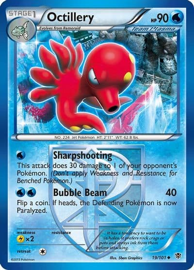 Octillery (Team Plasma) Plasma Blast Pokemon card