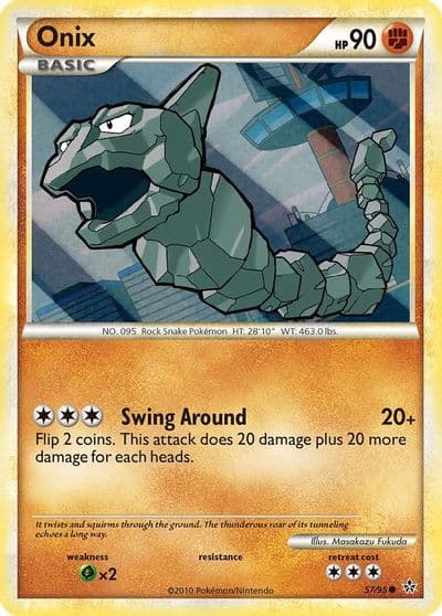 Onix (57) Unleashed Pokemon card