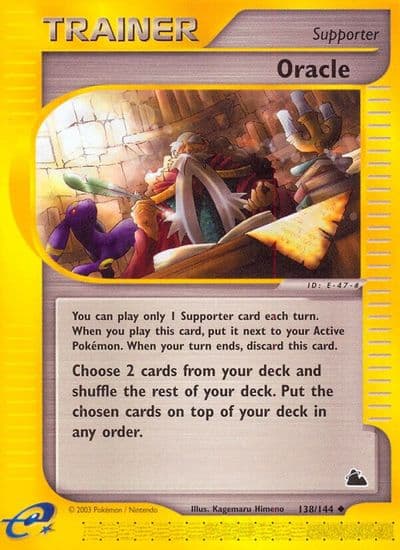 Oracle Skyridge Pokemon card