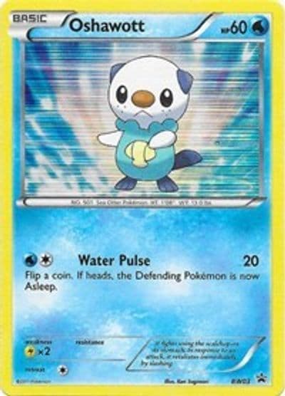 Oshawott First Partner Pack Pokemon card