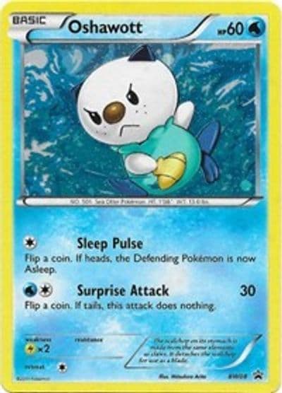 Oshawott - BW08 Black and White Promos Pokemon card