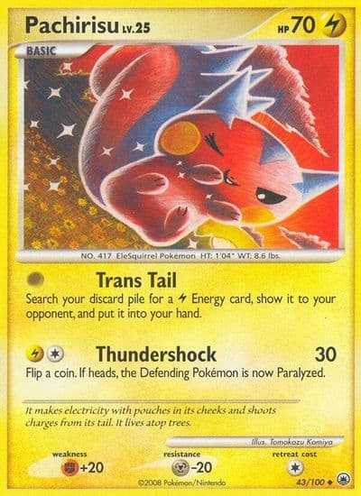 Pachirisu Majestic Dawn Pokemon card