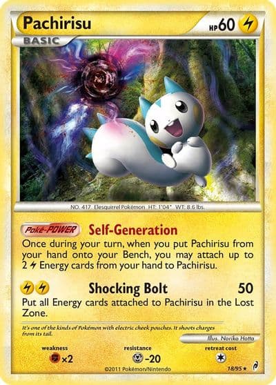 Pachirisu Call of Legends Pokemon card