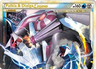 Palkia & Dialga Legend (Top) Triumphant Pokemon card
