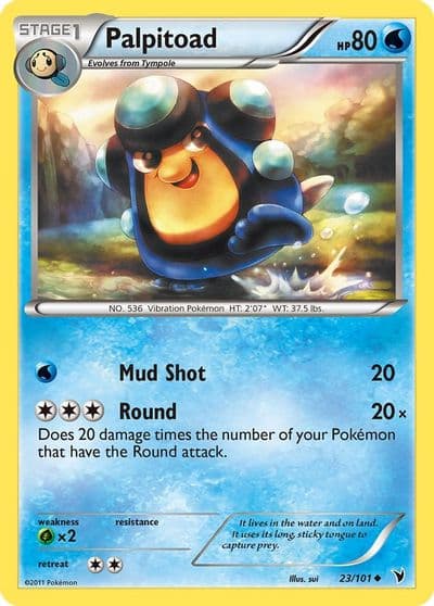 Palpitoad Noble Victories Pokemon card