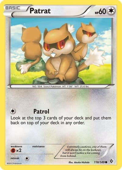 Patrat Boundaries Crossed Pokemon card