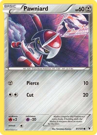 Pawniard (81) Noble Victories Pokemon card