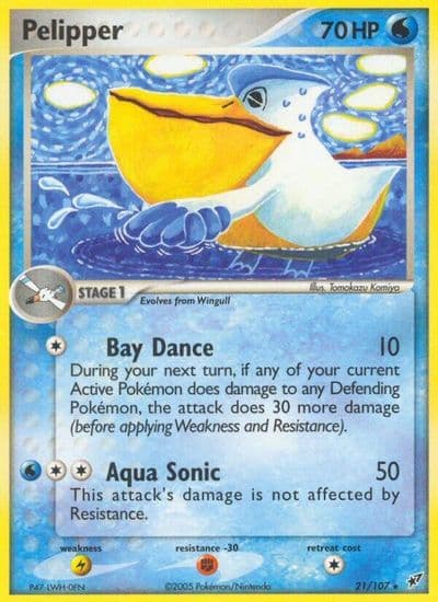 Pelipper Deoxys Pokemon card