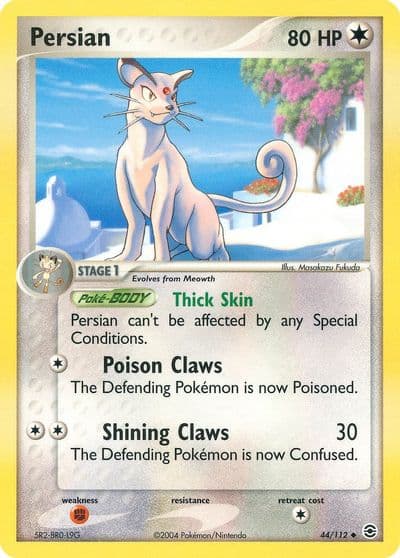 Persian FireRed & LeafGreen Pokemon card