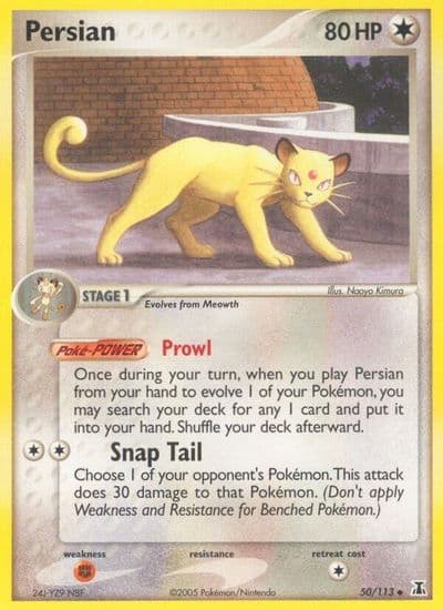 Persian Delta Species Pokemon card