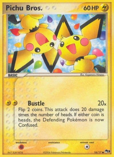 Pichu Bros. POP Series 3 Pokemon card