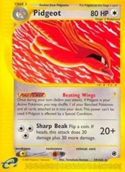 Pidgeot (59) Expedition Pokemon card