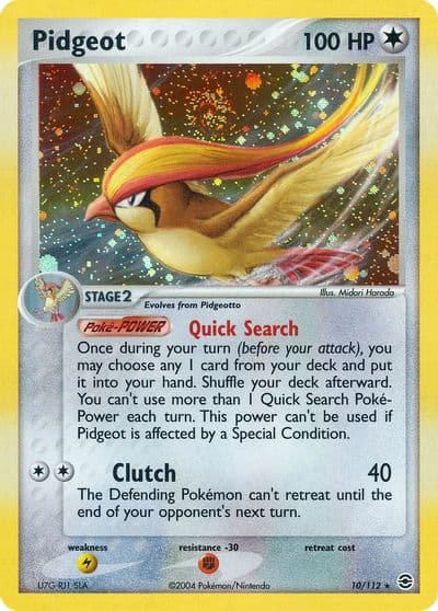 Pidgeot FireRed & LeafGreen Pokemon card