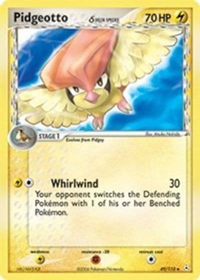 Pidgeotto (Delta Species) Holon Phantoms Pokemon card
