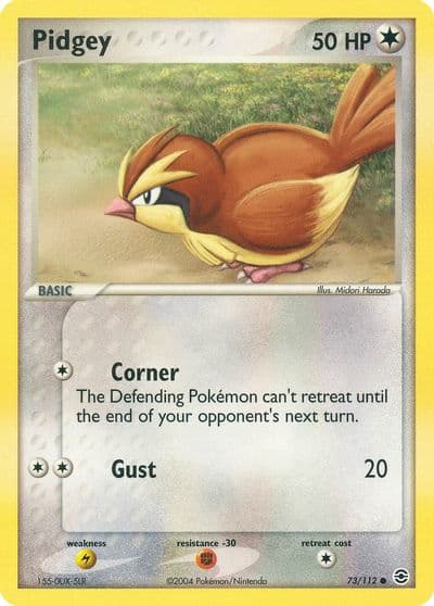 Pidgey FireRed & LeafGreen Pokemon card