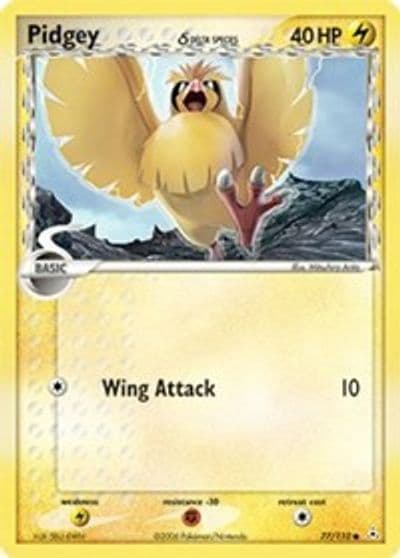 Pidgey (Delta Species) Holon Phantoms Pokemon card