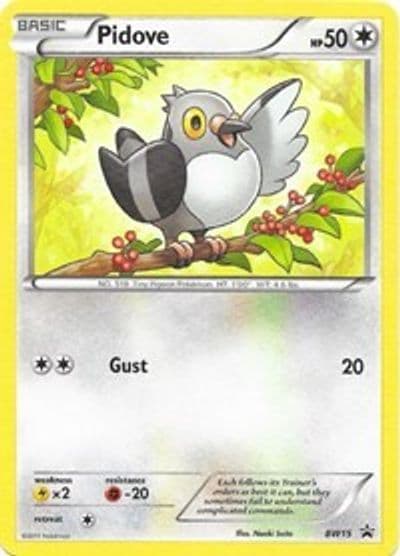 Pidove - BW15 Black and White Promos Pokemon card