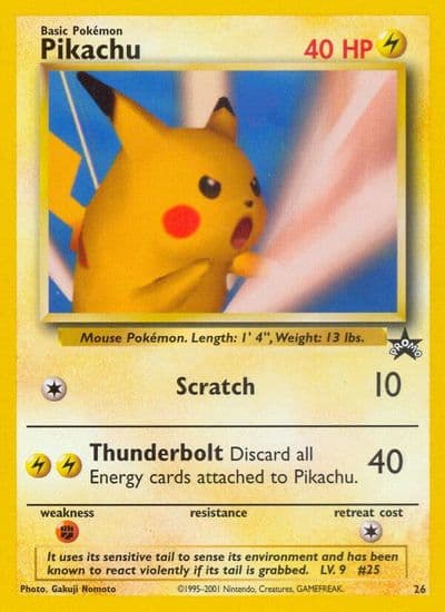 Pikachu (SNAP Promo) WoTC Promo Pokemon card