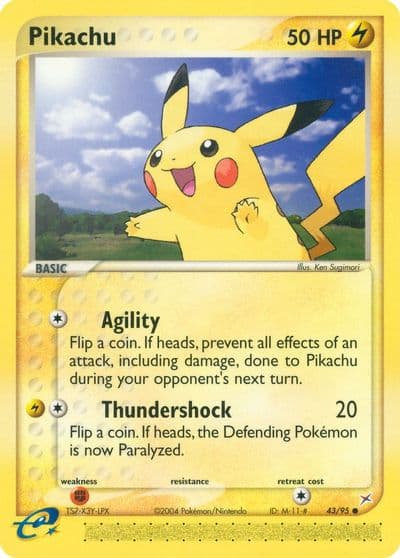 Pikachu Team Magma vs Team Aqua Pokemon card