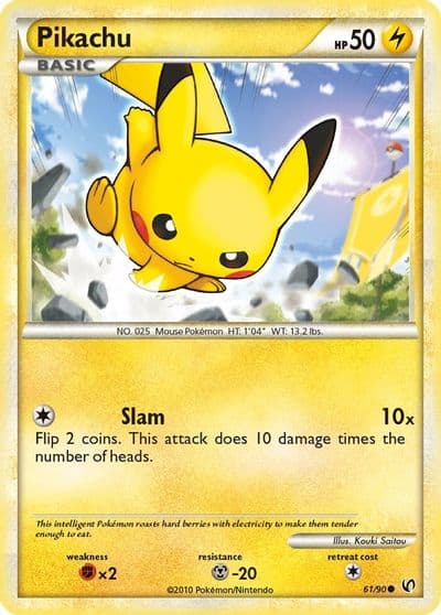 Pikachu Undaunted Pokemon card