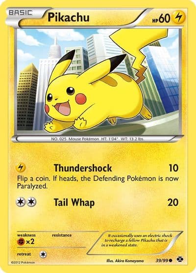Pikachu Next Destinies Pokemon card