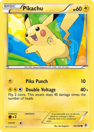 Pikachu Boundaries Crossed Pokemon card