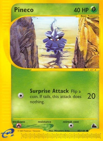 Pineco (85) Skyridge Pokemon card