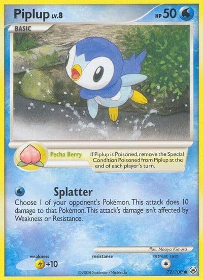 Piplup Countdown Calendar Promos Pokemon card
