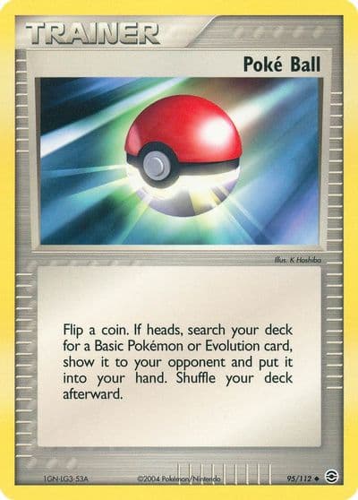 Poke Ball FireRed & LeafGreen Pokemon card