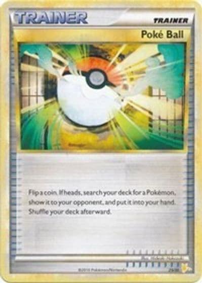 Poke Ball (Raichu) HGSS Trainer Kit: Gyarados & Raichu Pokemon card