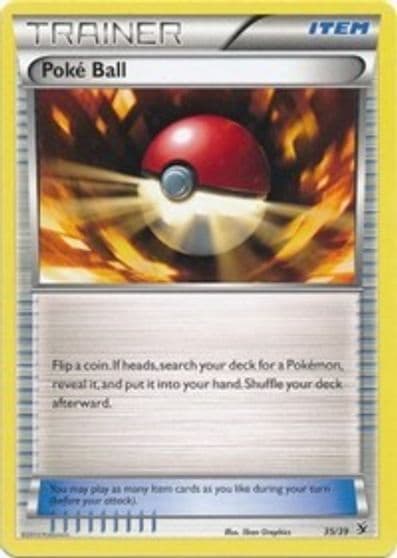 Poke Ball Kalos Starter Set Pokemon card