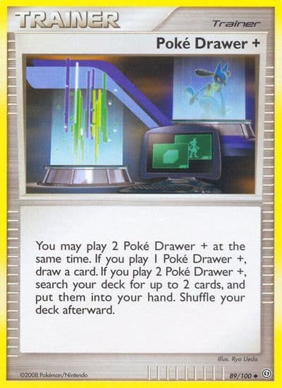Poke Drawer + Stormfront Pokemon card