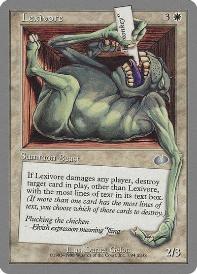 Lexivore Unglued Magic card