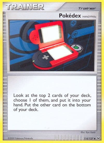 Pokedex HANDY910is Platinum Pokemon card