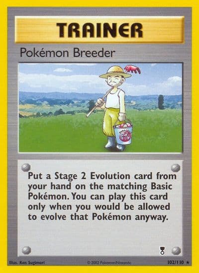 Pokemon Breeder Legendary Collection Pokemon card