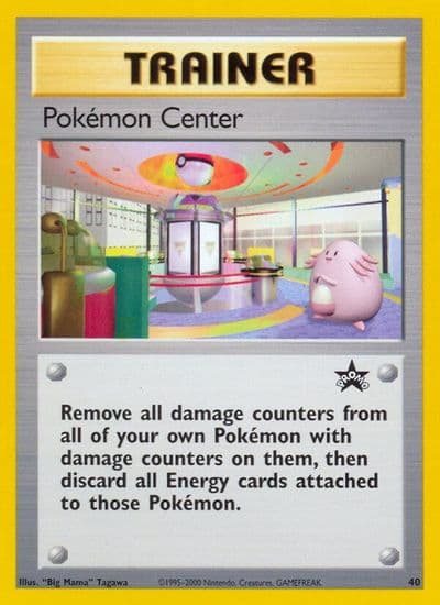 Pokemon Center WoTC Promo Pokemon card