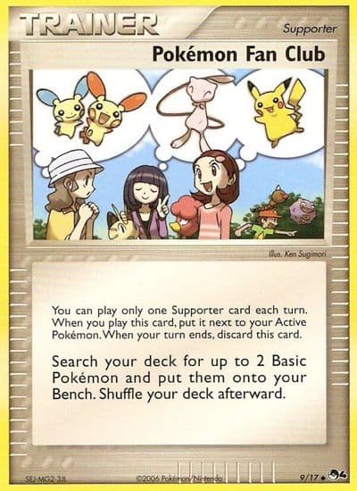 Pokemon Fan Club POP Series 4 Pokemon card