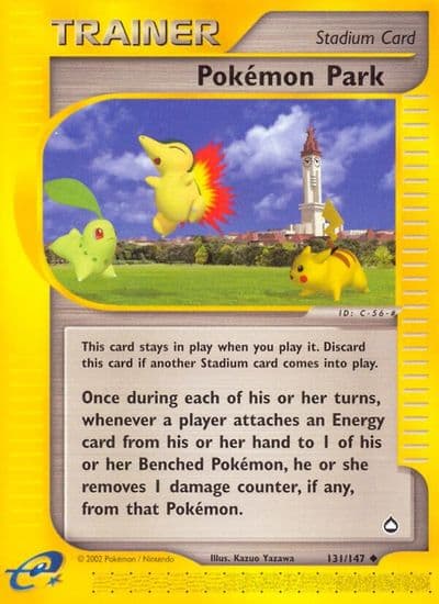 Pokemon Park Aquapolis Pokemon card