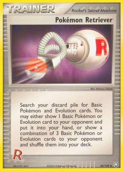 Pokemon Retriever Team Rocket Returns Pokemon card