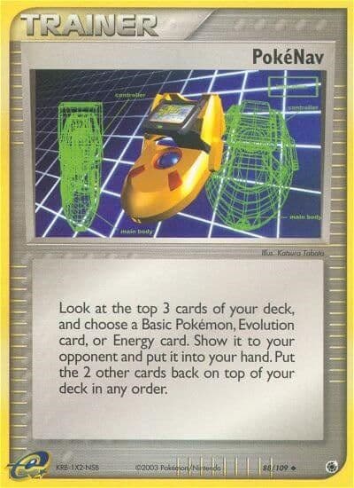 Pokenav Ruby and Sapphire Pokemon card