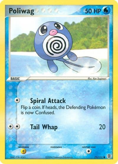 Poliwag FireRed & LeafGreen Pokemon card