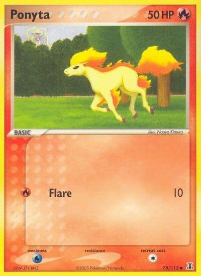 Ponyta Delta Species Pokemon card