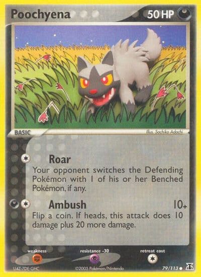 Poochyena Delta Species Pokemon card