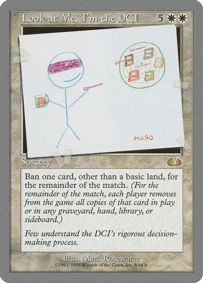Look at Me Im the DCI Unglued Magic card